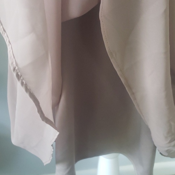 R&M Richards 2 pc champagne lace and sequin dress and jacket NWT - Picture 7 of 9